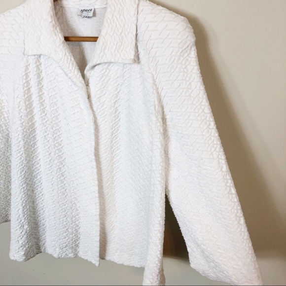 Armani Collezioni Textured Light Swing Jacket - Picture 2 of 7